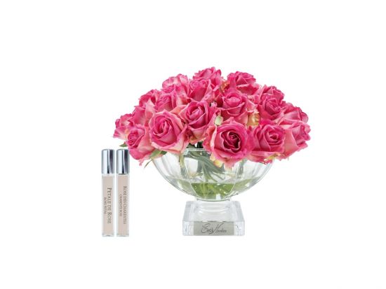 CENTERPIECE ROSE BUDS  Magenta silver    Букет из бутонов роз, ярко розовый, 2 спрея по 10 мл