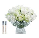 CENTERPIECE ROSE BUDS    Букет из бутонов роз, зеленый и белый, 2 спрея по 10 мл