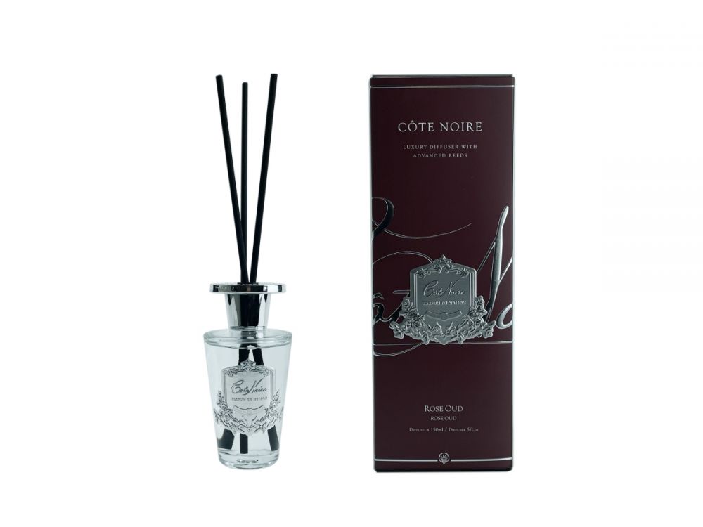 ROSE OUD    Диффузор, серебряный декор, 150 мл, Д  30х10,5х10,5 см