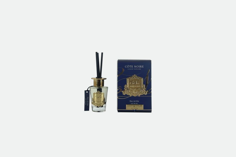 EAU DE VIE Диффузор, золотой декор, 90 мл, время работы 70-90 дней