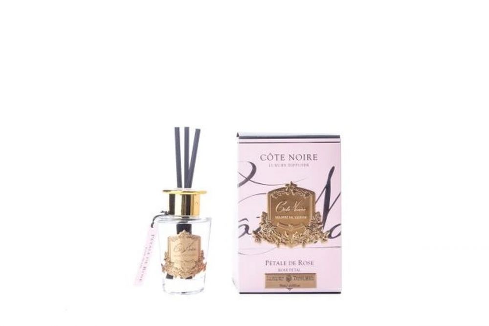 PETAL DE ROSE Диффузор, золотой декор, 90 мл, время работы 70-90 дней
