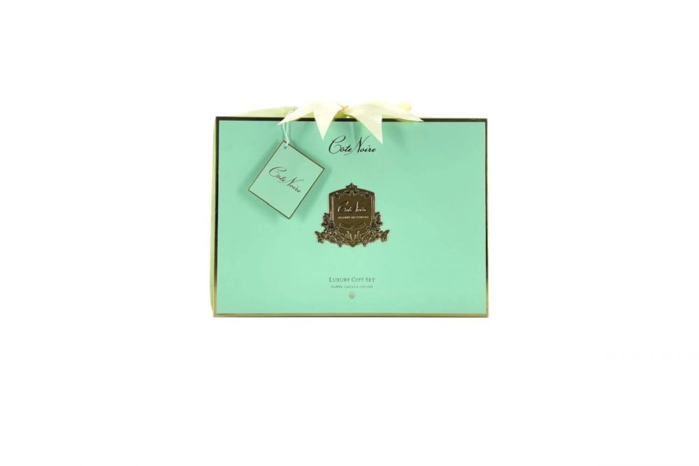 GIFT PACK ROSE OUD  Подарочный набор (диффузор 100мл, бутон розы, 2 спрея по 10 мл, свеча 75гр)