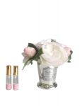 Букет пионов, цвет шампань, 2 спрея Д  21х17х17 см PEONY Bouquet Champagne, арт. LMR01 COTE NOIRE