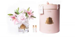 Розы и лилии,  2 спрея,  Д  32х26х26 см ROSES&LILIES rose , арт. LRL02 COTE NOIRE