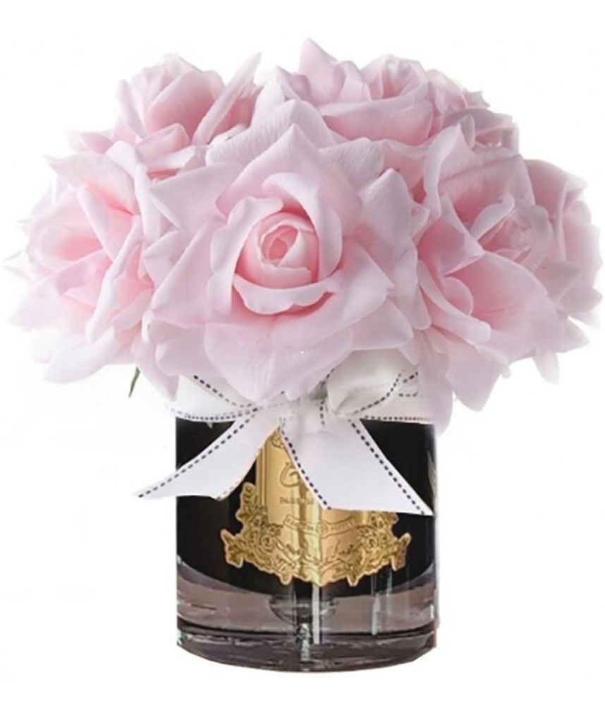 GRAND BOUQUET black glass french pink   Большой букет роз,  2 спрея по 10 мл, черная ваза, розо