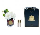 TEA ROSE ivory black Роза, цвет слоновая кость, черная ваза, 2 спрея 5 мл Д 21х17х17 см