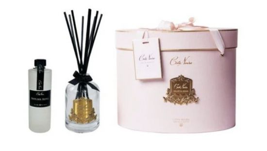 CHAMPAGNE ROSE Диффузор, золотой декор, 500 мл