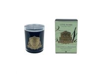 CITRON VERT Свеча 450 гр , черный  стаканчик, золотой декор Д  16х10,5х10,5 см время горения 100