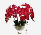 Орхидея в вазе, красная, CPO14, 50 х 50 х В60 см., COTE NOIRE